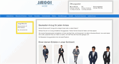 Desktop Screenshot of jaeggi-mode.ch