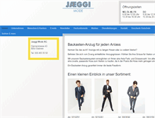 Tablet Screenshot of jaeggi-mode.ch